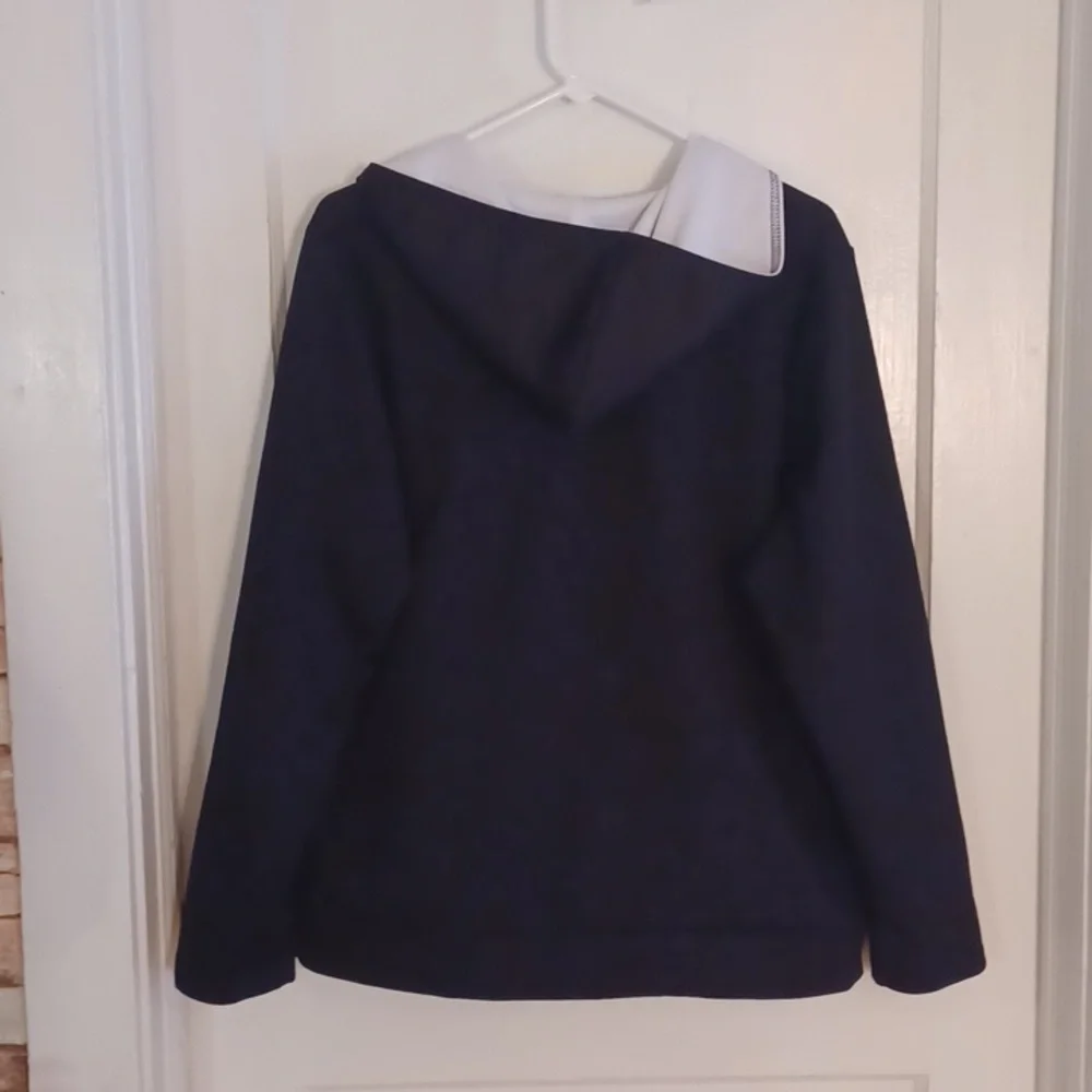 Venezia jacket women's plus size 18/20 black and white hooded jacket